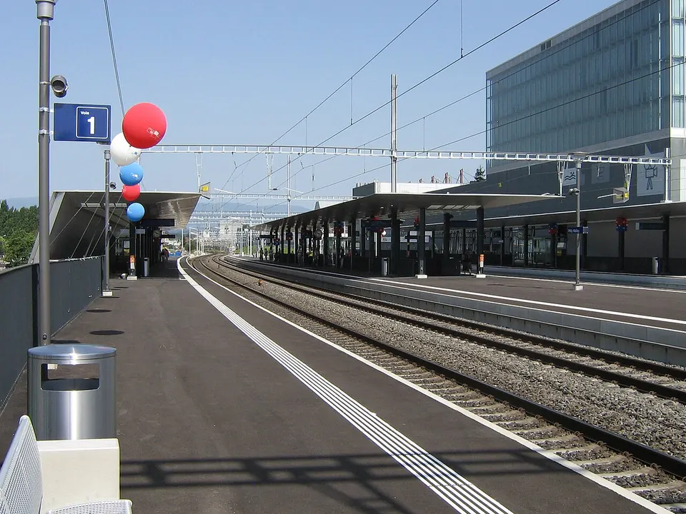 Quais réels de la gare de Prilly-Malley
